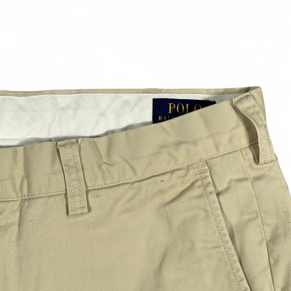 Polo Ralph Lauren Pants Mens 35x31 Brown Classic Fit Chino Flat Front - Picture 4 of 12